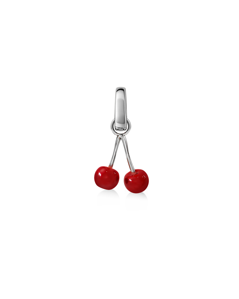 Cherry Charm Charms i sølv Sølv
