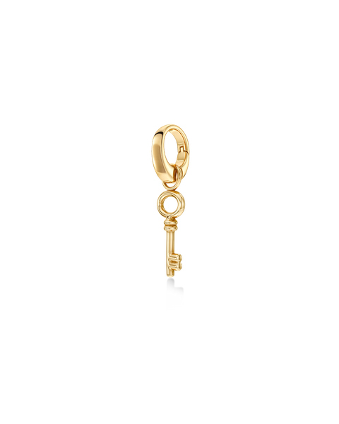 Key Charm Charms Goud