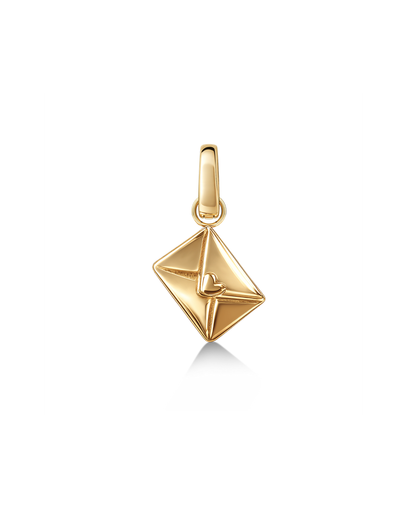 Love Letter Charm Gullcharms Gull