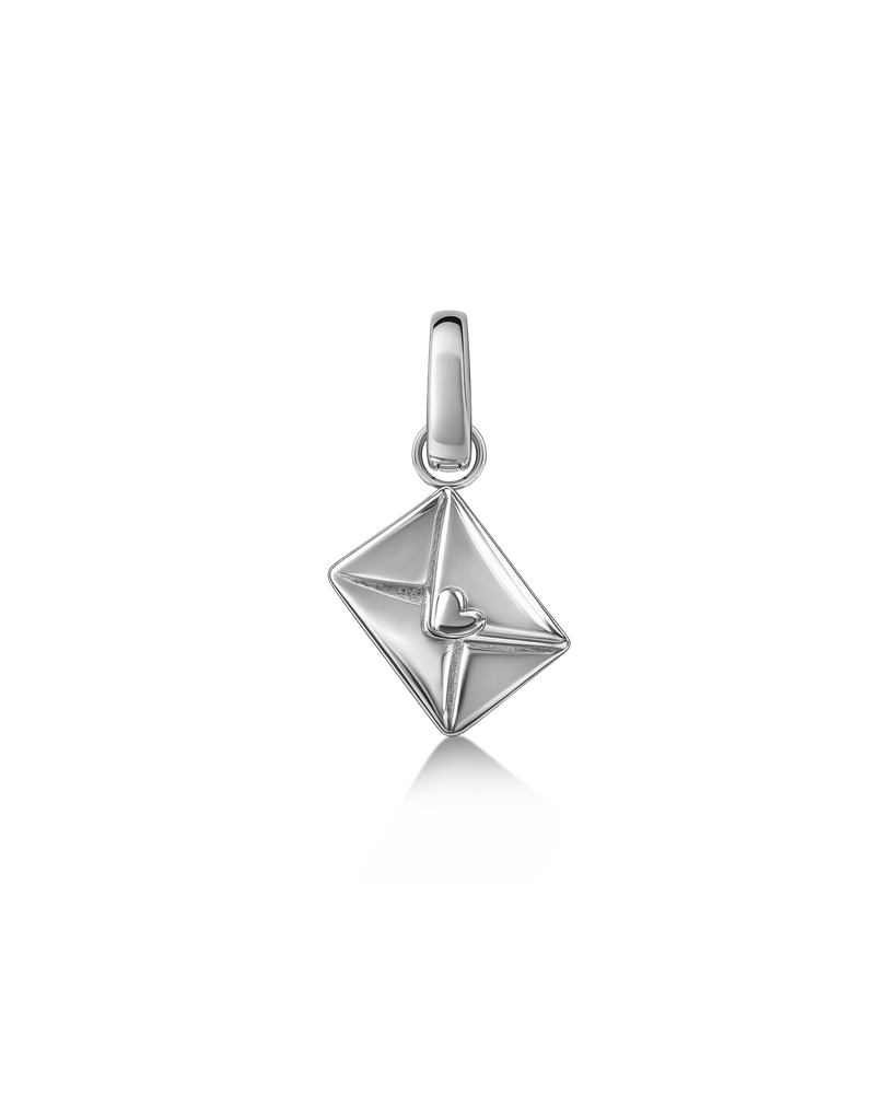 Love Letter Charm Charms i sølv Sølv