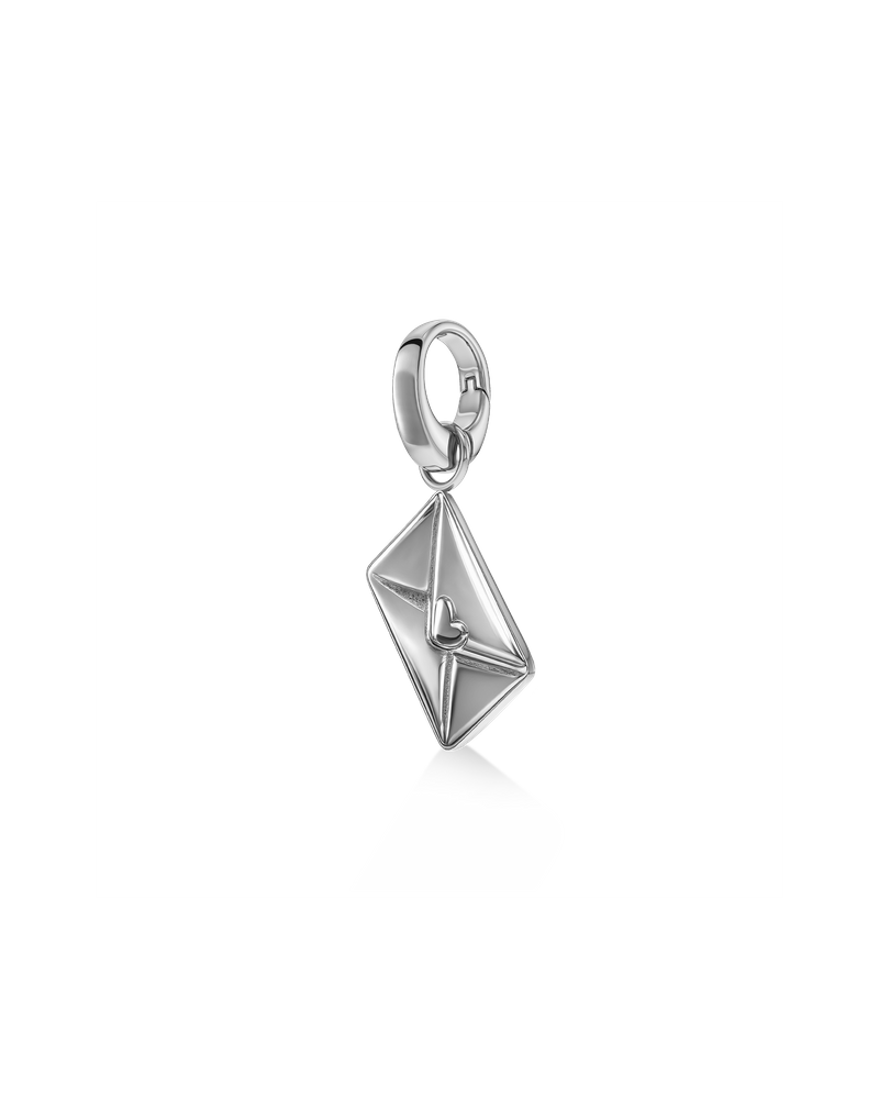 Love Letter Charm Charms i sølv Sølv