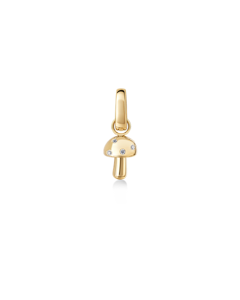 Mushroom Charm Charms Guld