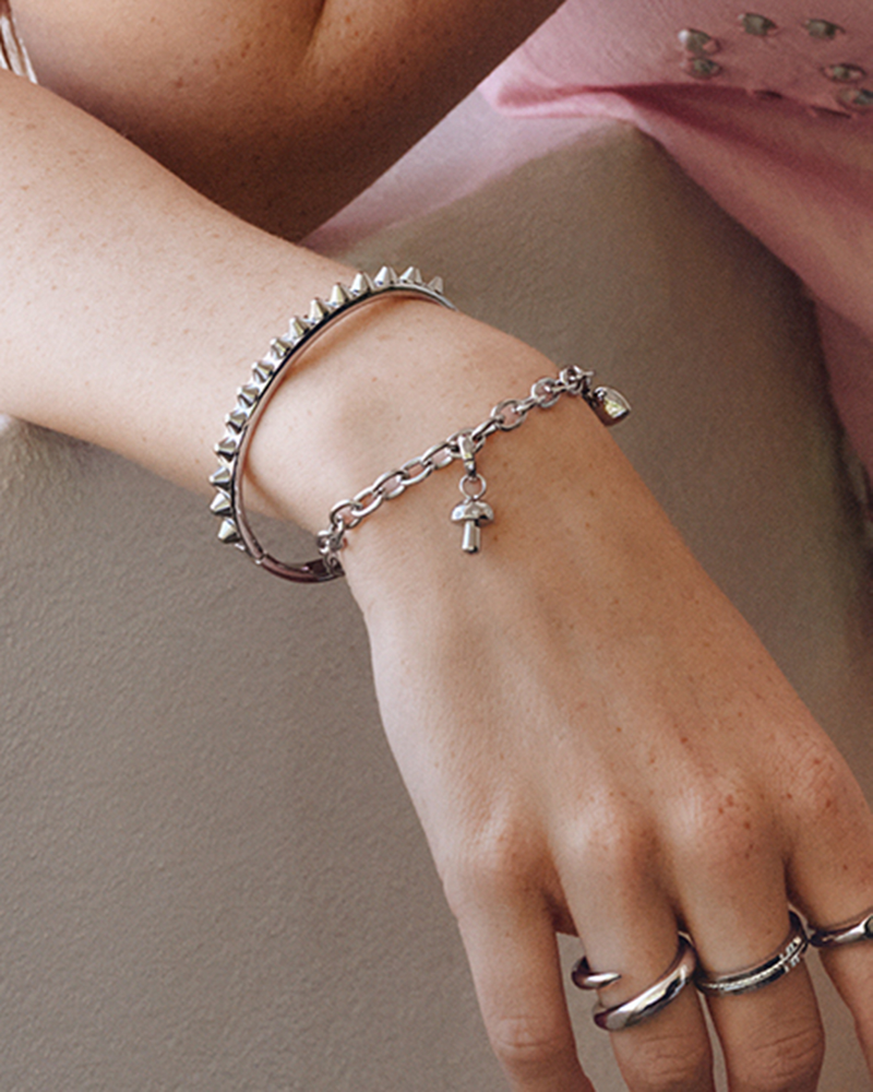 Mushroom Charm Silverberlocker Silver