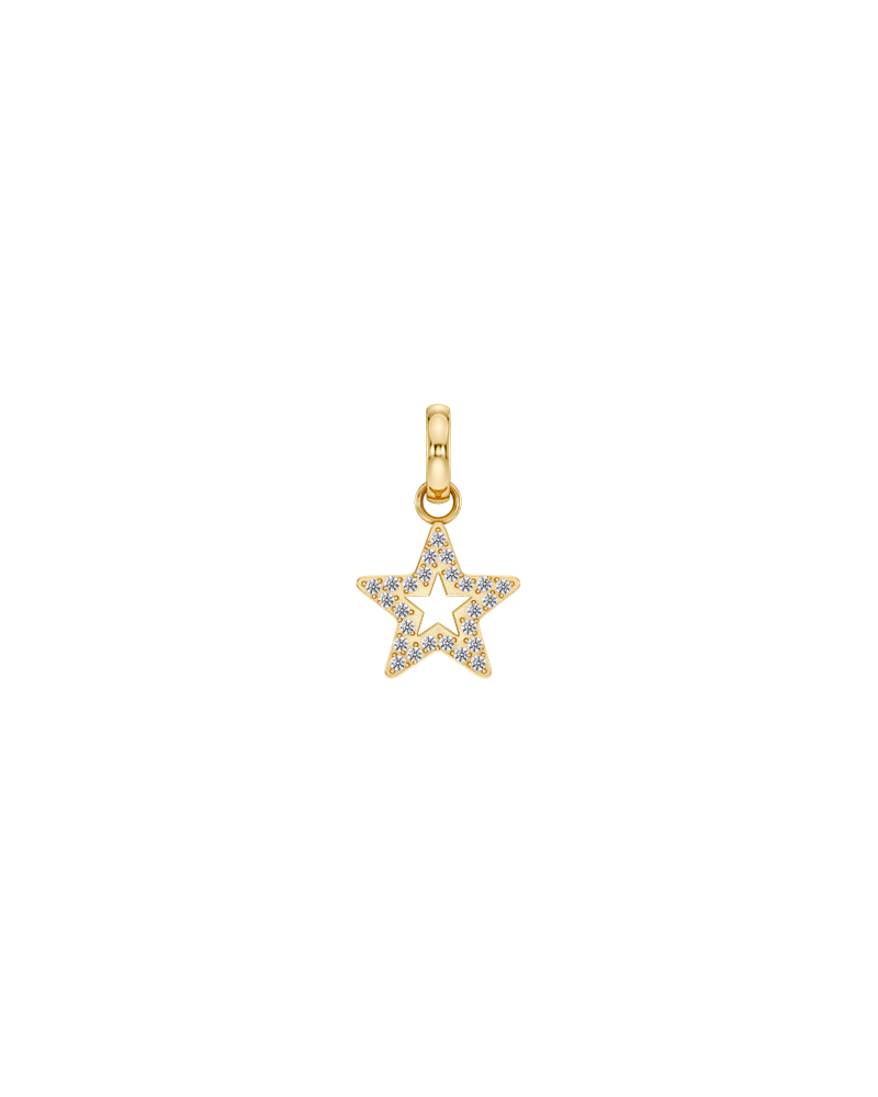 Star Sparkle Charm Gullcharms Gull