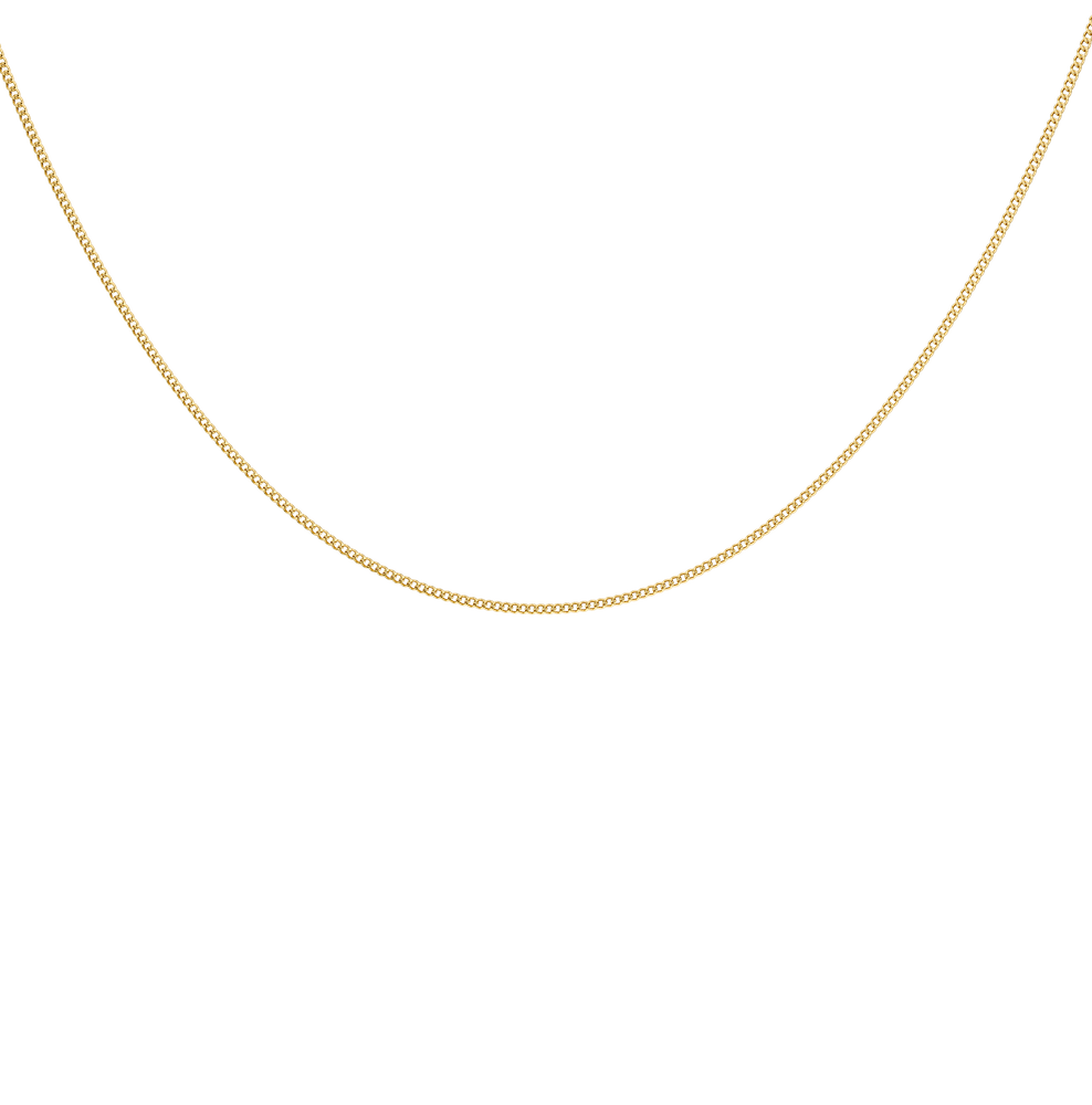 Curb Chain 70 75 80 cm Charm bracelets Gold