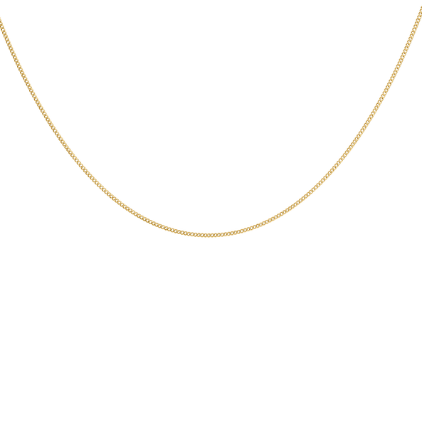Curb Chain 70 75 80 cm Gold chains Kulta