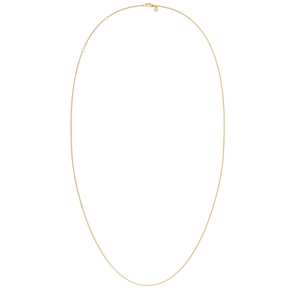 Curb Chain 70 75 80 cm Charm bracelets Gold