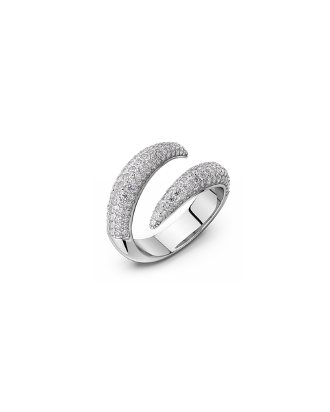 Spire Sparkle Ring For teenager Silver