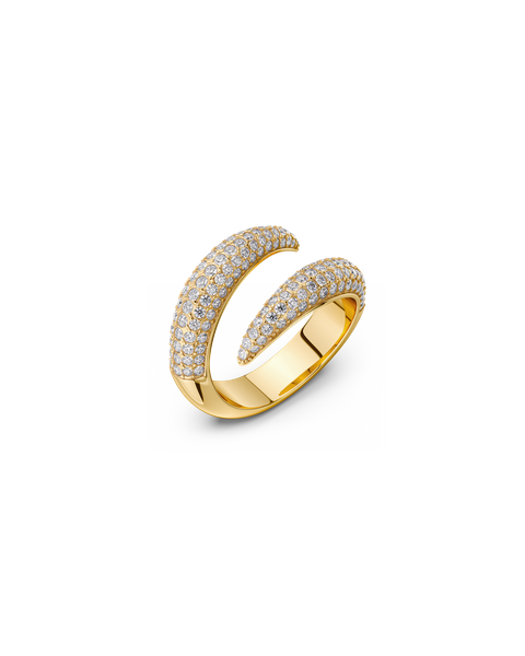 Spire Sparkle Ring For teenager Guld