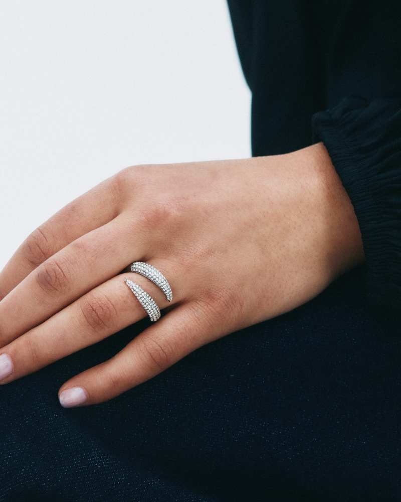 Spire Sparkle Ring Silver rings Silver