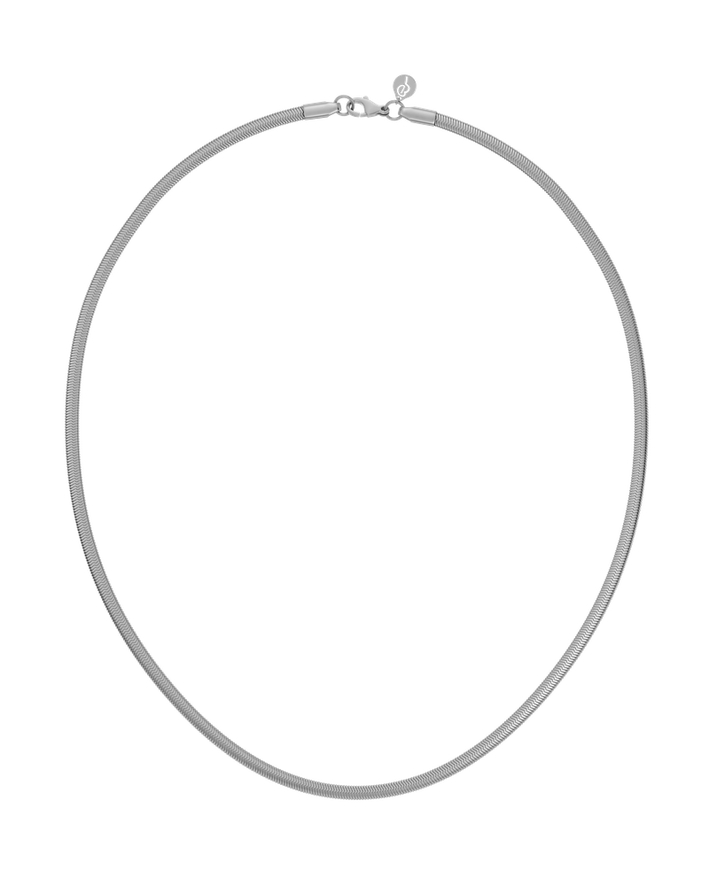 Herringbone Chain 45 cm Silver jewellery Silver
