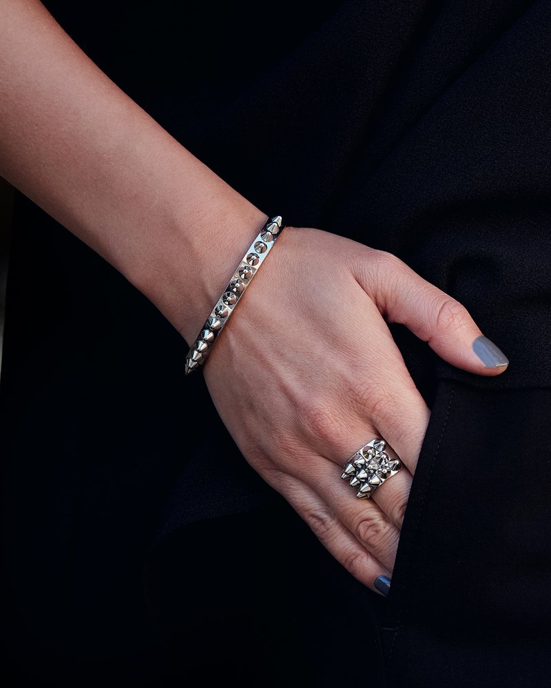 Peak Bangle Bangles Sølv