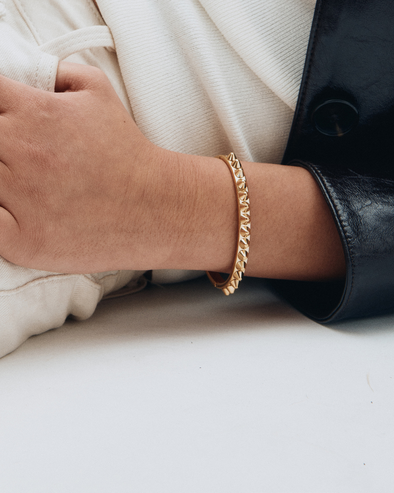 Peak Bangle Bangles Gold
