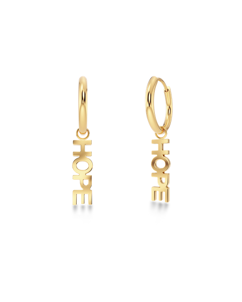 Hope Hoops Gold earrings Kulta