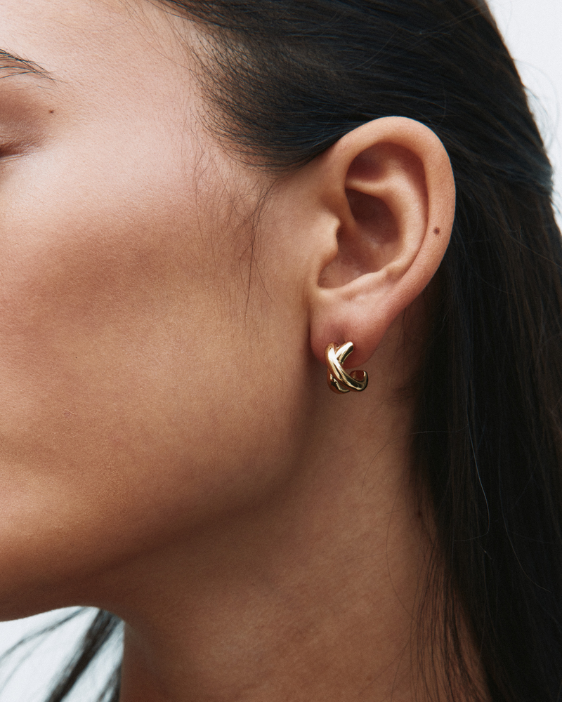 Alexa Hoops S Creolen Gold
