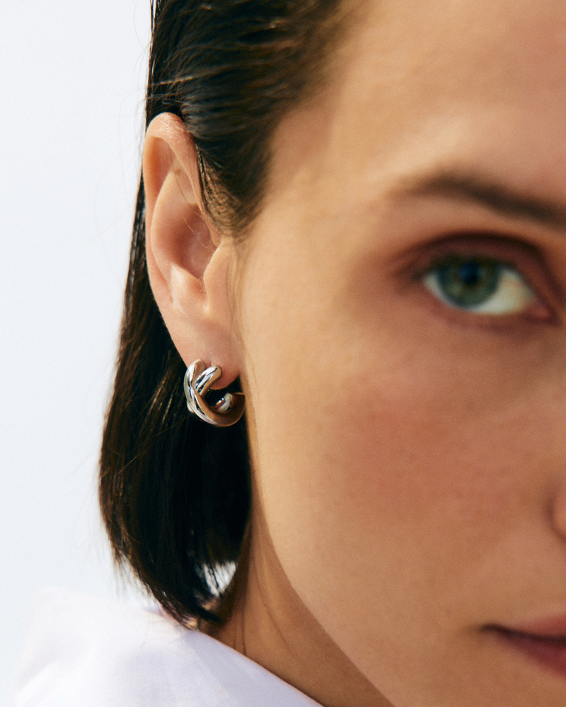 Alexa Hoops L Hoops Zilver