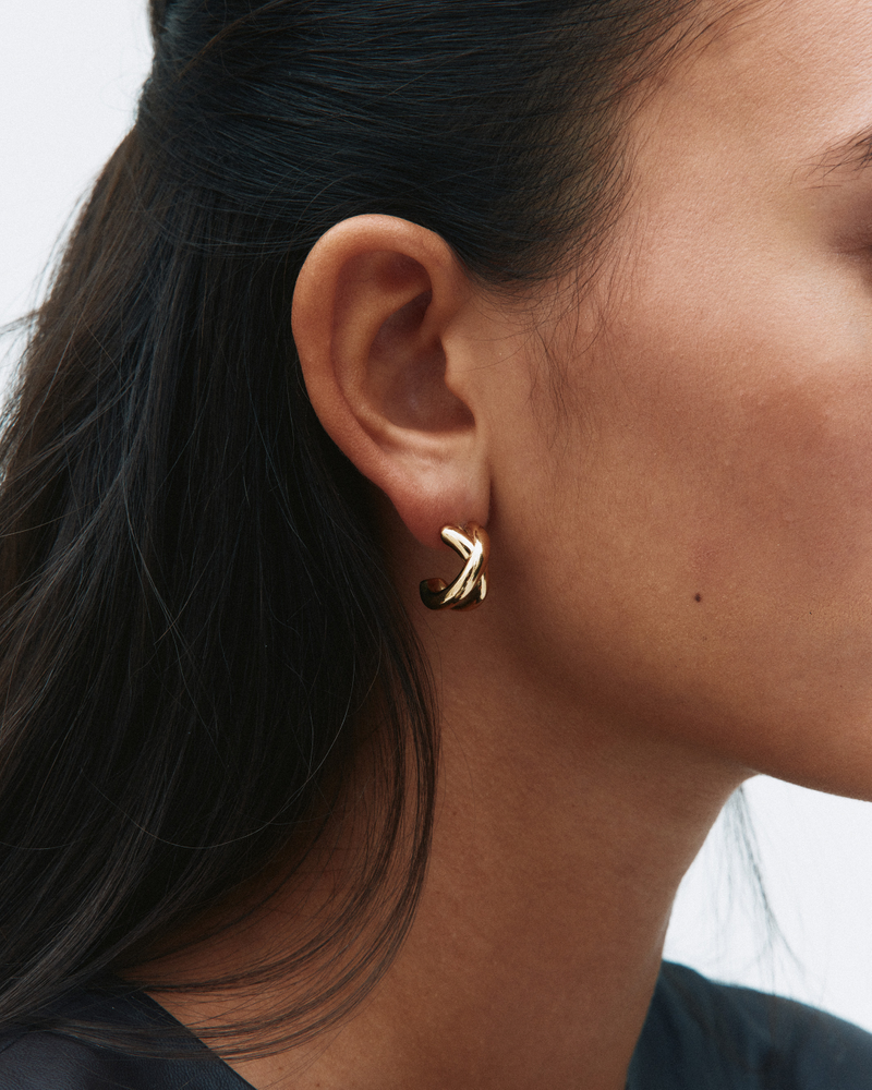 Alexa Hoops L Hoops Gold