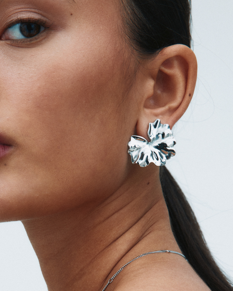 Gerana Studs L Jewellery Silver