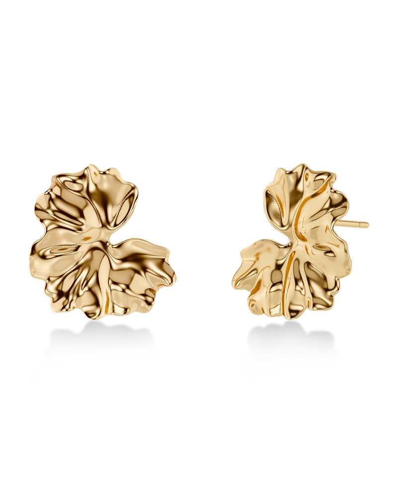 Gerana Studs L Steckerohrringe Gold