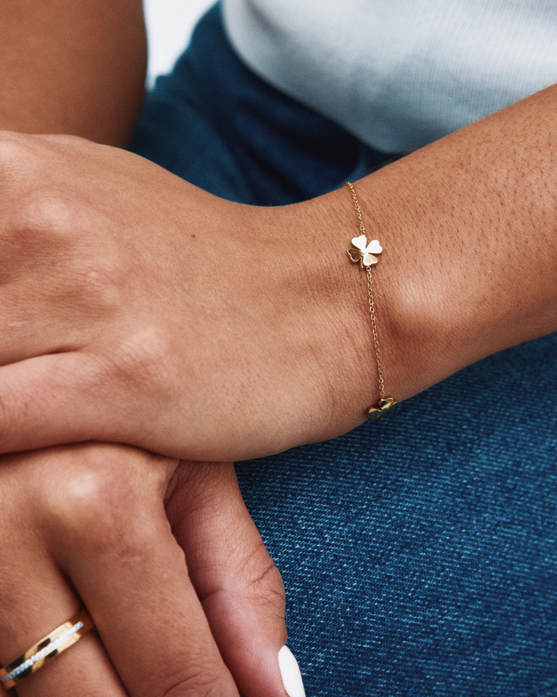 Lucky Mini Bracelet Multi Guldarmbånd Guld