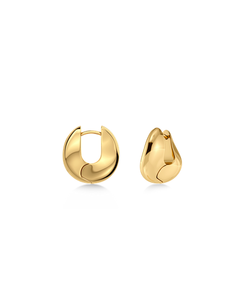 Azura Hoops S Gold earrings Gold