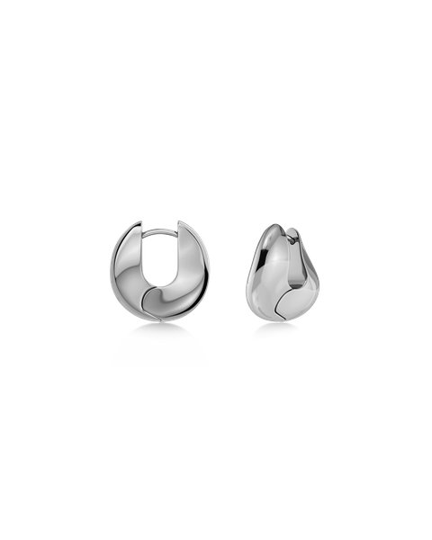 Azura Hoops S Jewellery Silver