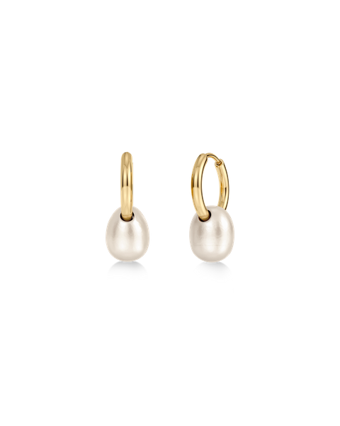 Breeze Hoops S Gold earrings Kulta