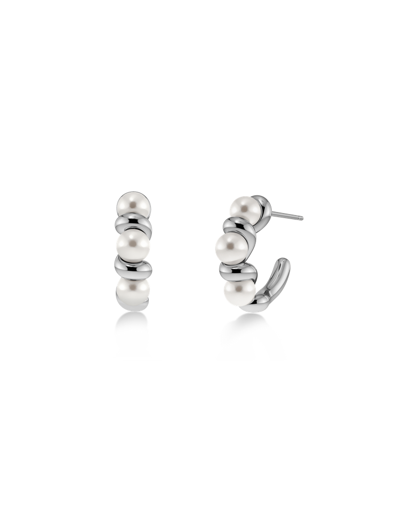 Margot Hoops S Hoops Silver