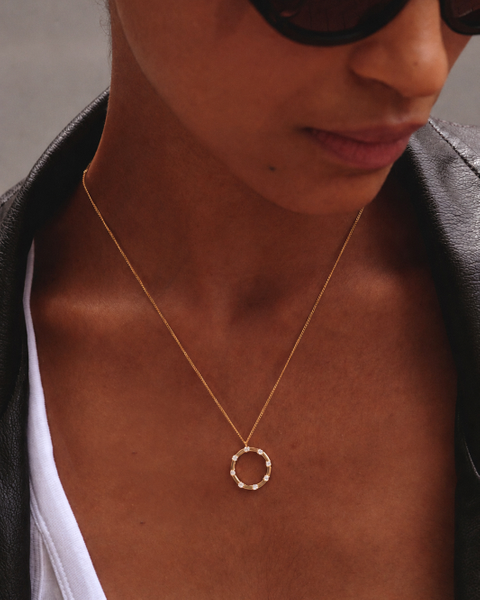 Celeste Necklace L Gold necklaces Guld