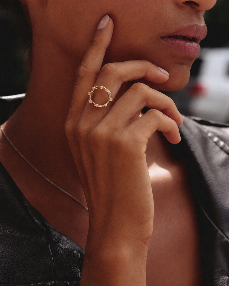 Celeste Ring L Gold rings Gold