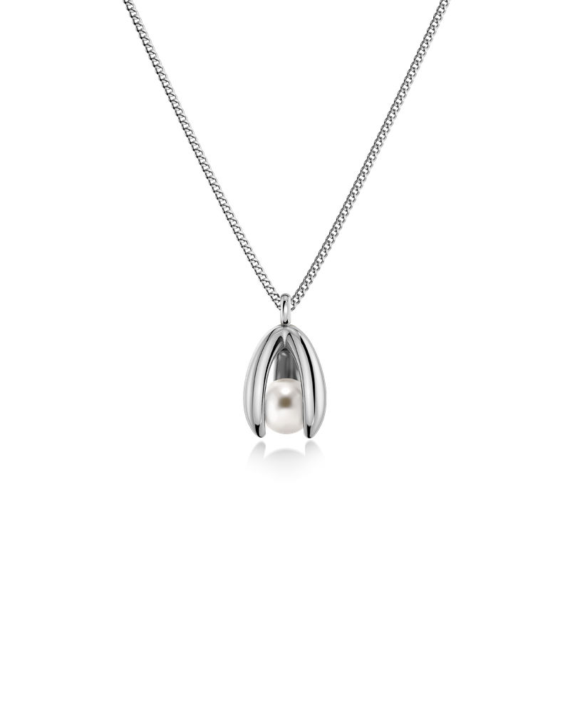 Moonrave Necklace S Silberhalsketten Silber