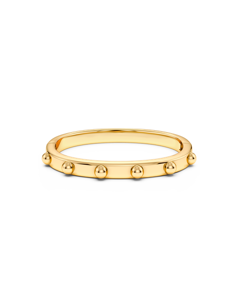 Stud Bangle For teenager Guld