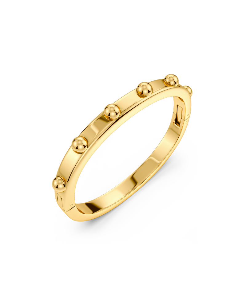 Stud Bangle Bangles Guld