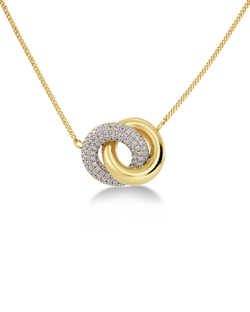 Eternal Pavé Necklace Gullhalskjeder Gull