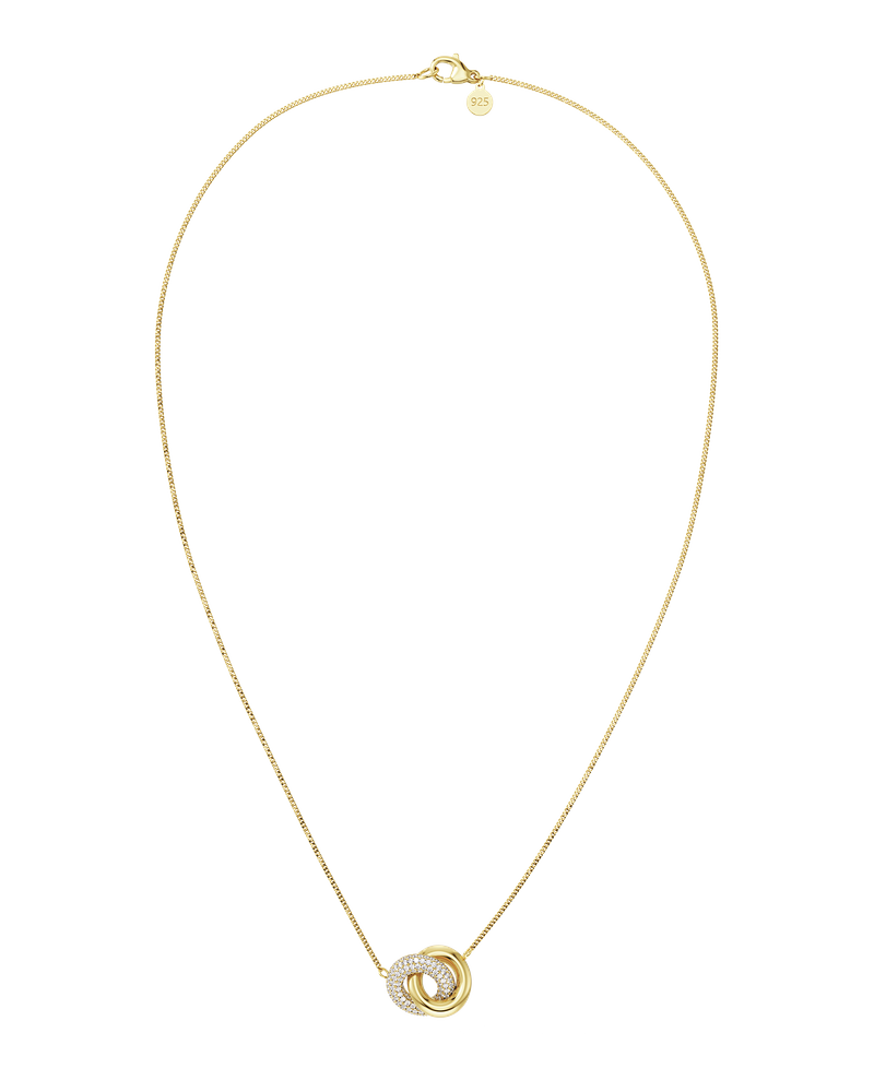 Eternal Pavé Necklace Gullhalskjeder Gull