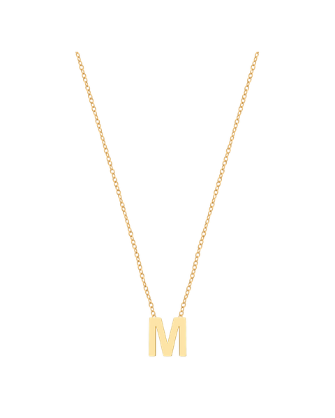 Letter Necklace Gold Bestsellers Kulta