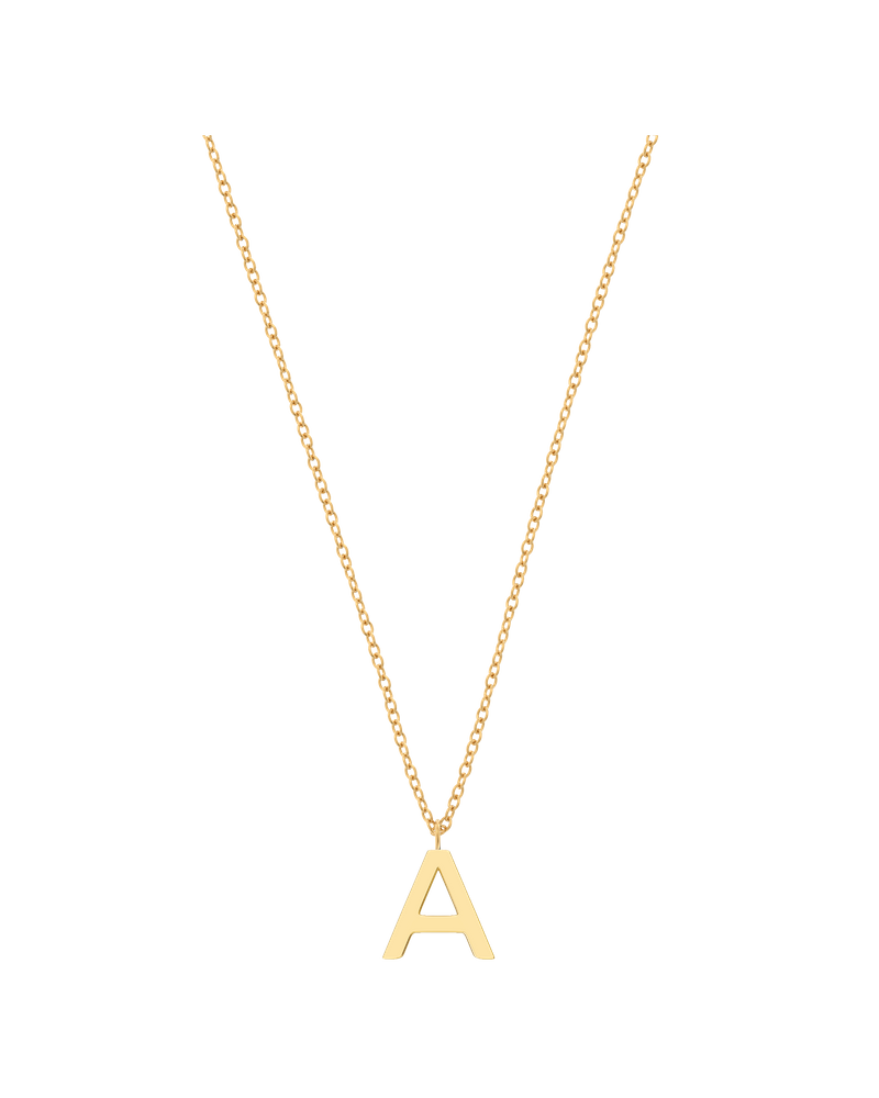 Letter Necklace Gold Gold necklaces Gold