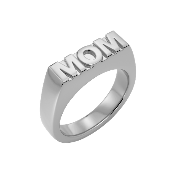Mom Signet Ring Classics Sølv