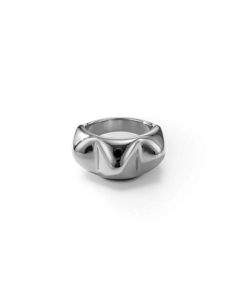 Peak Rivet Ring Ringe i sølv Sølv