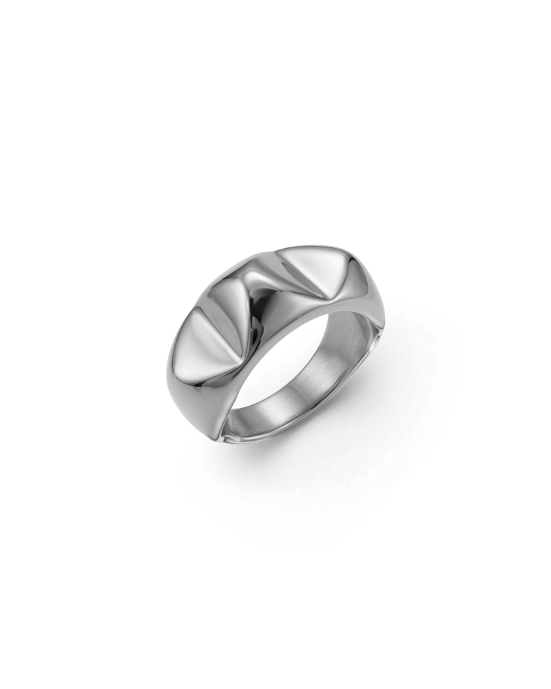 Peak Rivet Ring Ringe i sølv Sølv