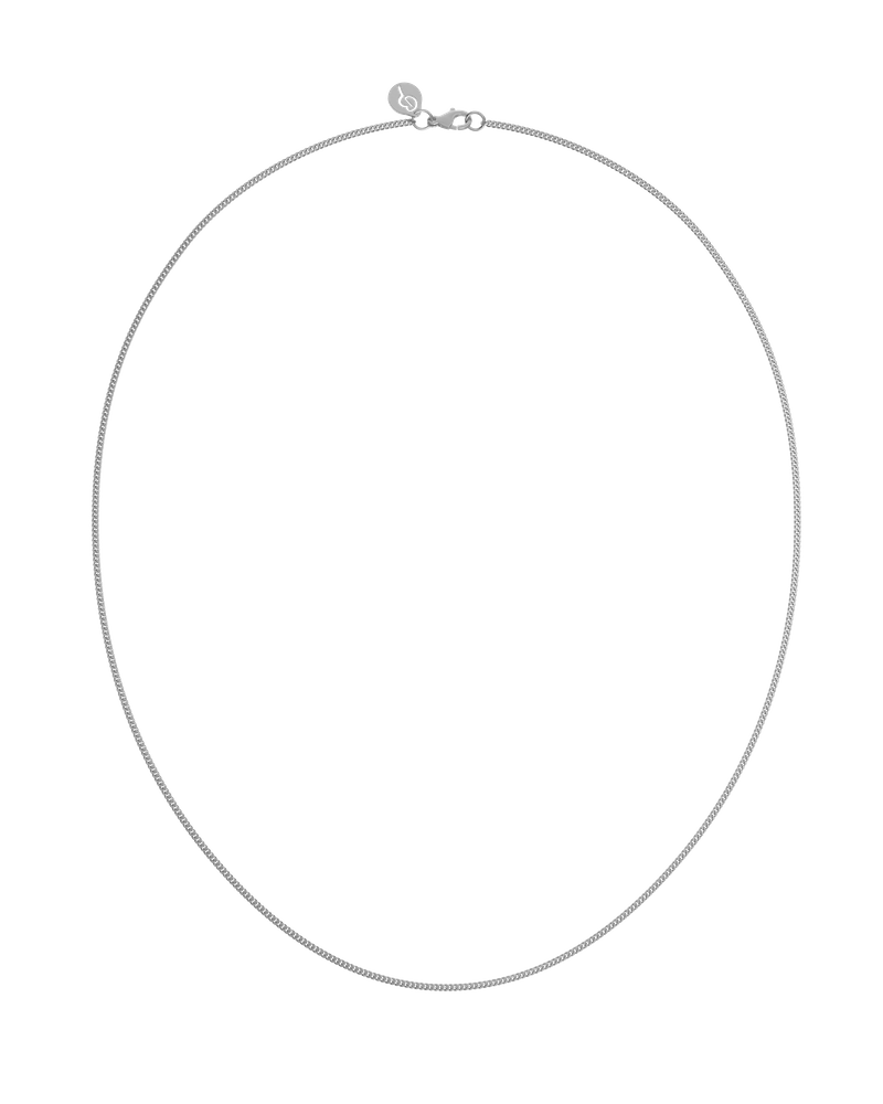 Curb Chain 45 cm Charmketten Silber