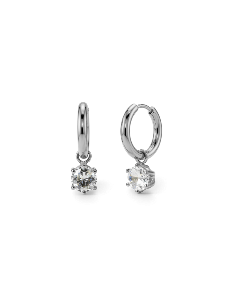 Crown Hoops Hoops Silver