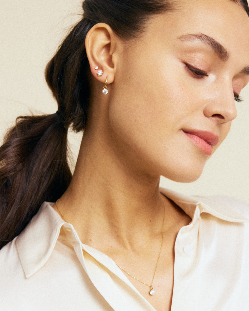 Crown Hoops Hoops Guld