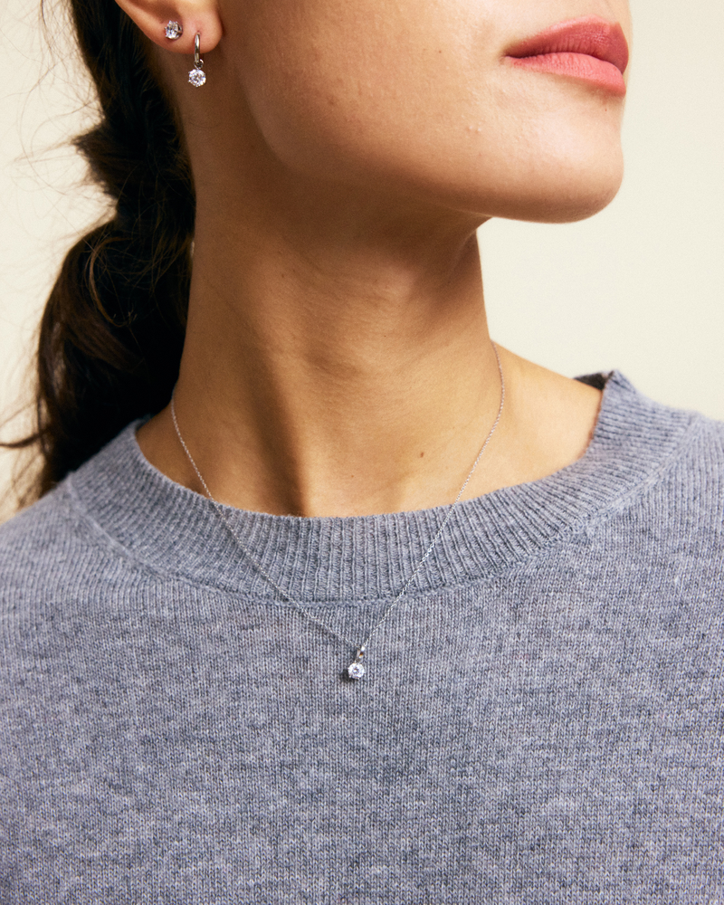 Crown Necklace Silberhalsketten Silber