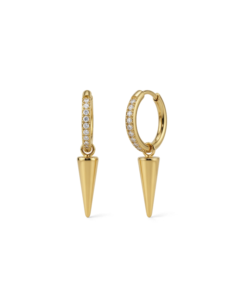 Peak Hoops Sparkle Hoops Gold