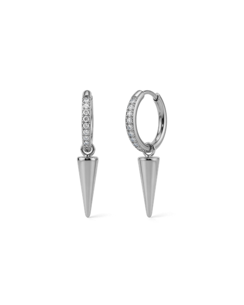Peak Hoops Sparkle Classics Zilver