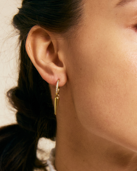 Peak Hoops Sparkle Classics Guld