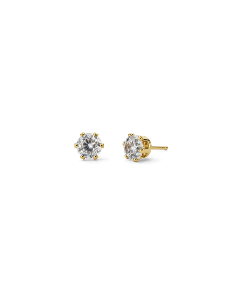Crown Studs Bridesmaid Kulta