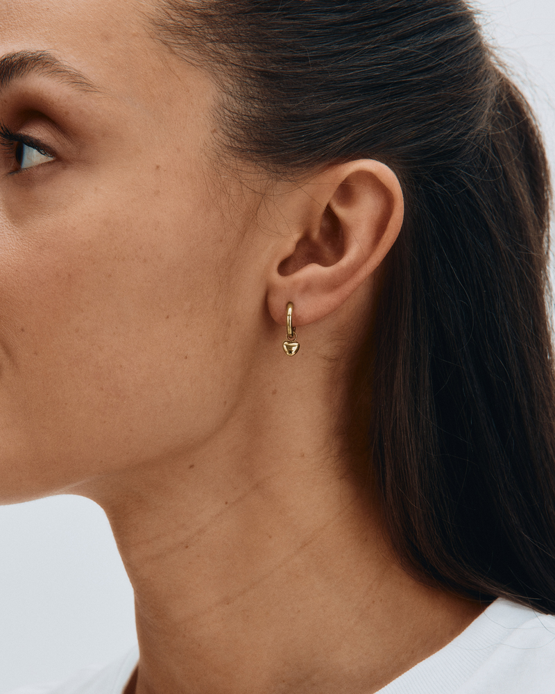 Peak Hoops One Heart Rengaskorvakorut Kulta