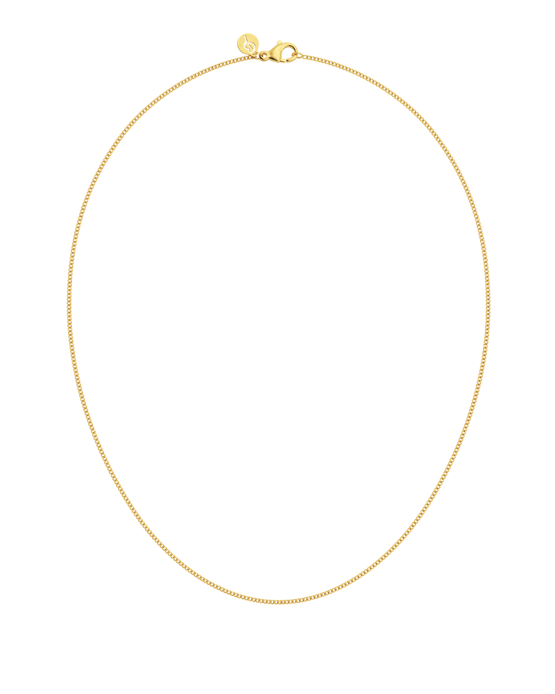 Curb Chain Mini 42 cm Charm bracelets Gold